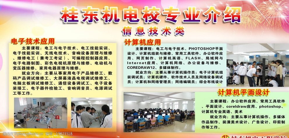 学校板报图片展示 通讯设备修理知识普及
